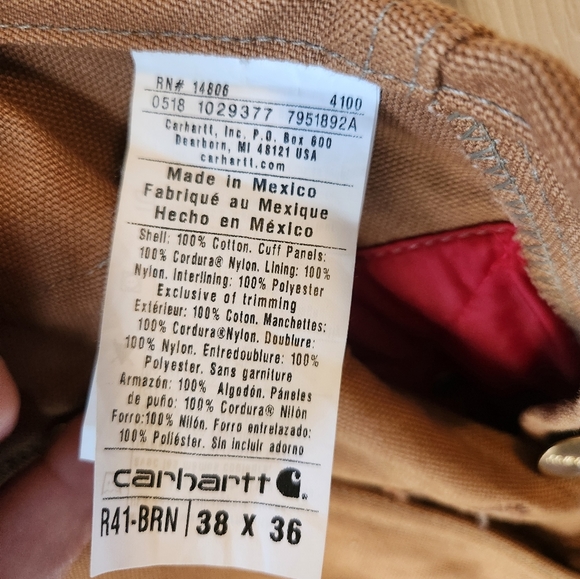 Carhartt Insulated Bib Overalls - Picture 3 of 5